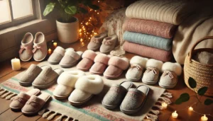 Kapcie damskie z miękką podeszwą